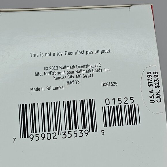 Hallmark Keepsake Peppermint Bark Christmas Tree Ornament Motion-Activated Sound - Picture 6 of 9